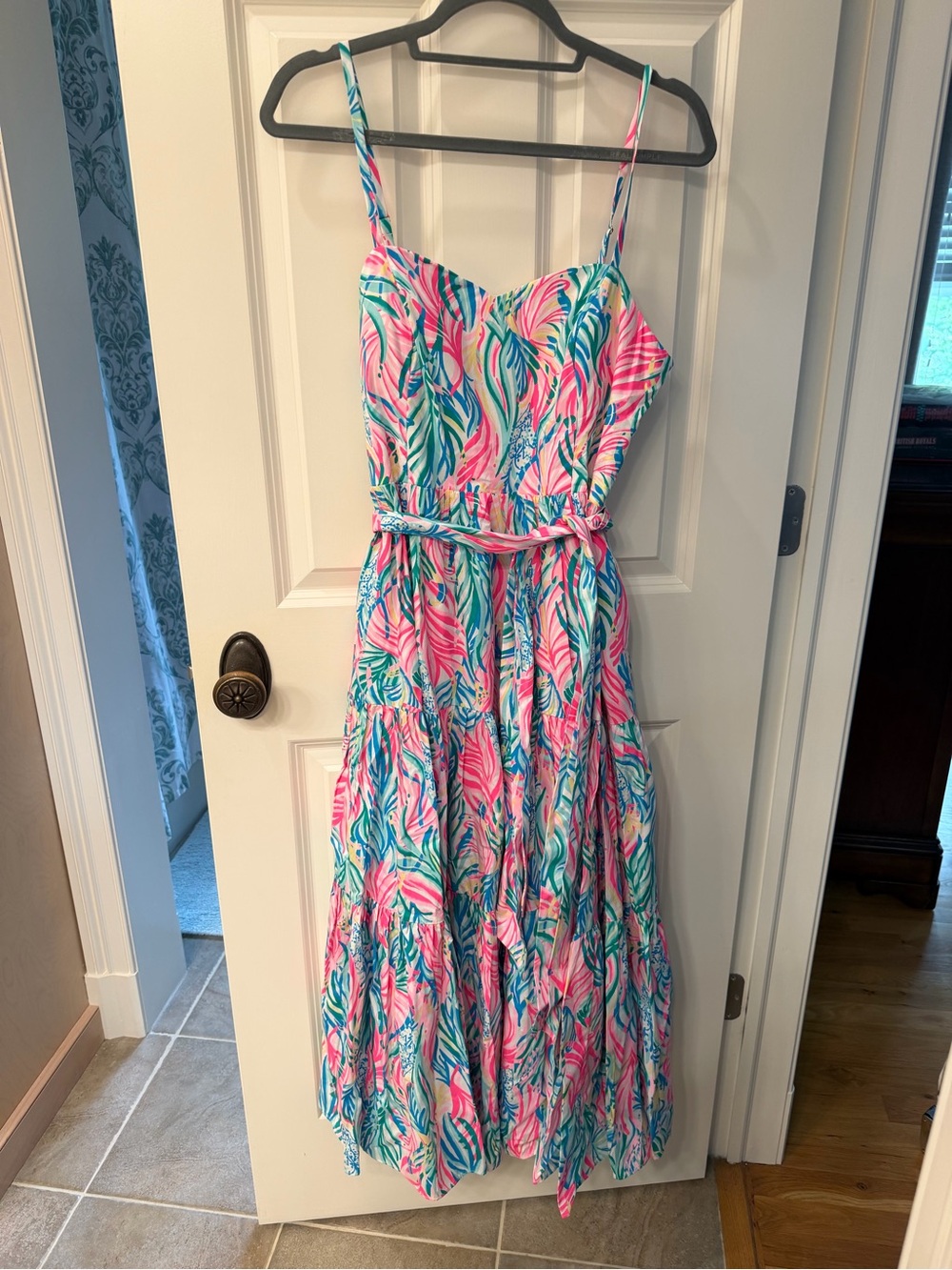 Lilly Pulitzer Edith Midi Dress in the Sea Turtle Soiree - NWOT - Picture 2 of 5